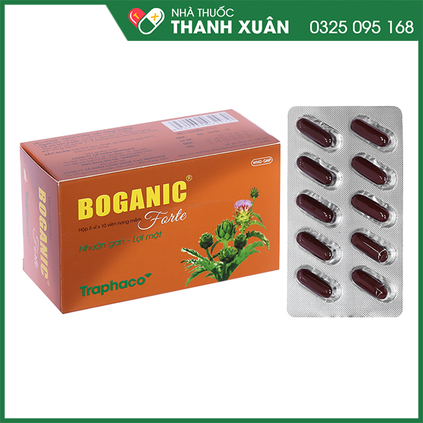 Boganic Forte thuốc hỗ trợ giải độc gan